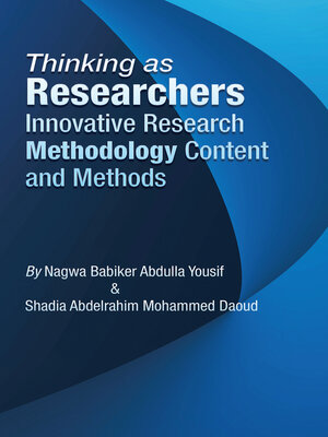 cover image of Thinking as Researchers Innovative Research Methodology  Content and Methods
